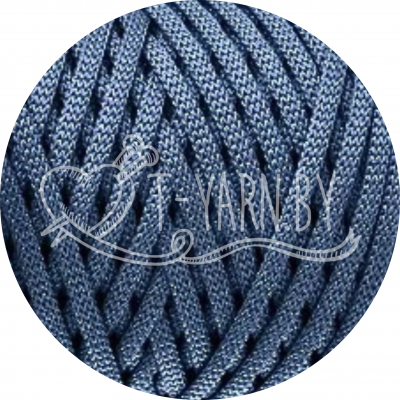 Хлопковый шнур без сердечника, цвет Джинс, 5мм, 100м, KOTELIFE